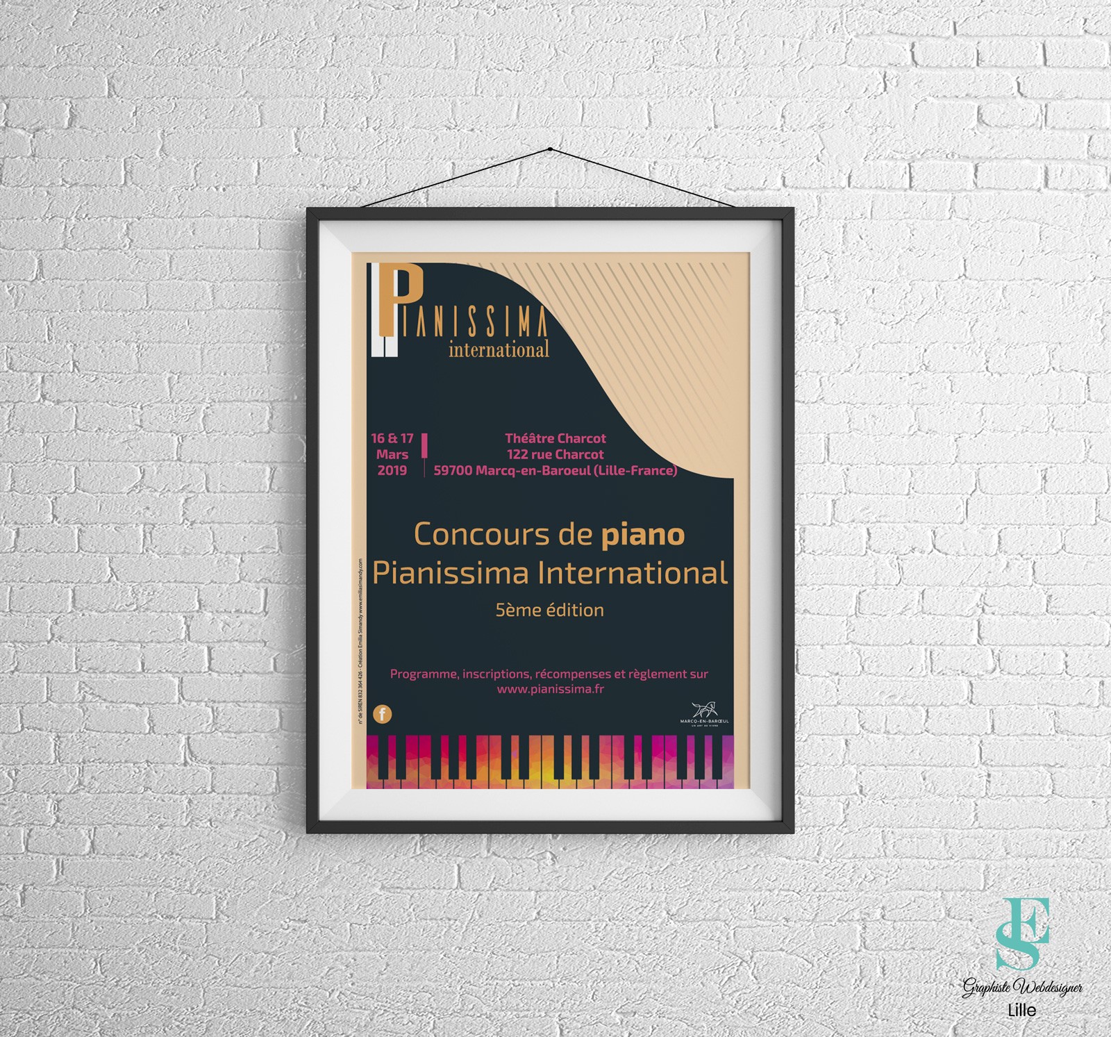 Affiche concours Pianissima International 2019
