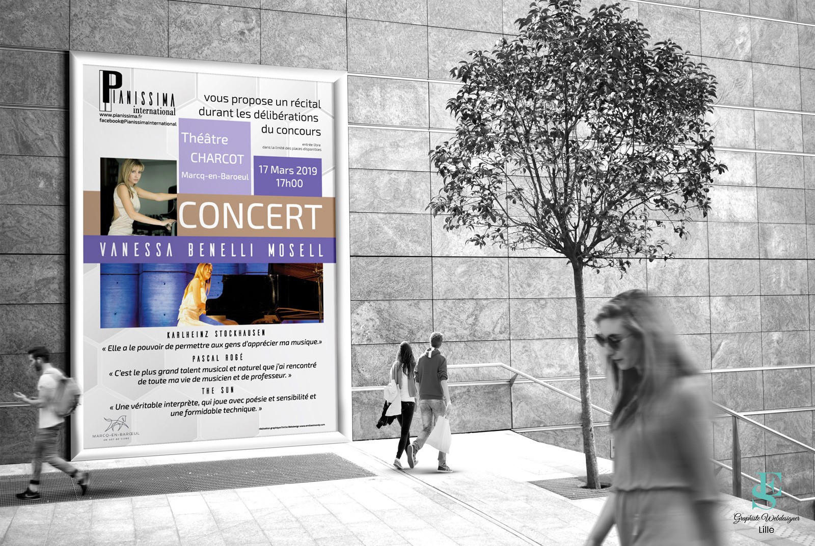 Affiche du concert de Pianissima International 2019