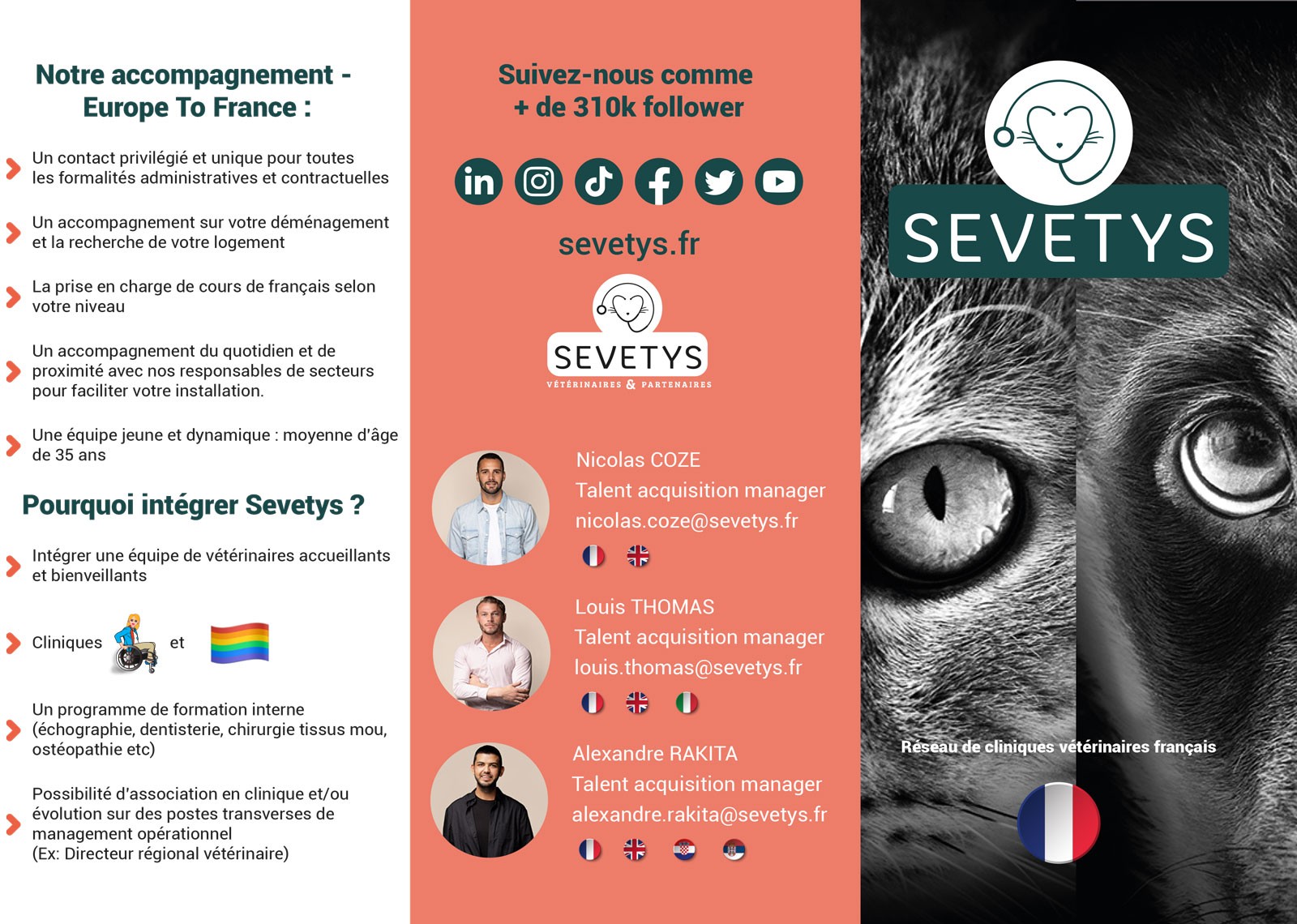 Plaquette pour les salons étudiants de Sevetys